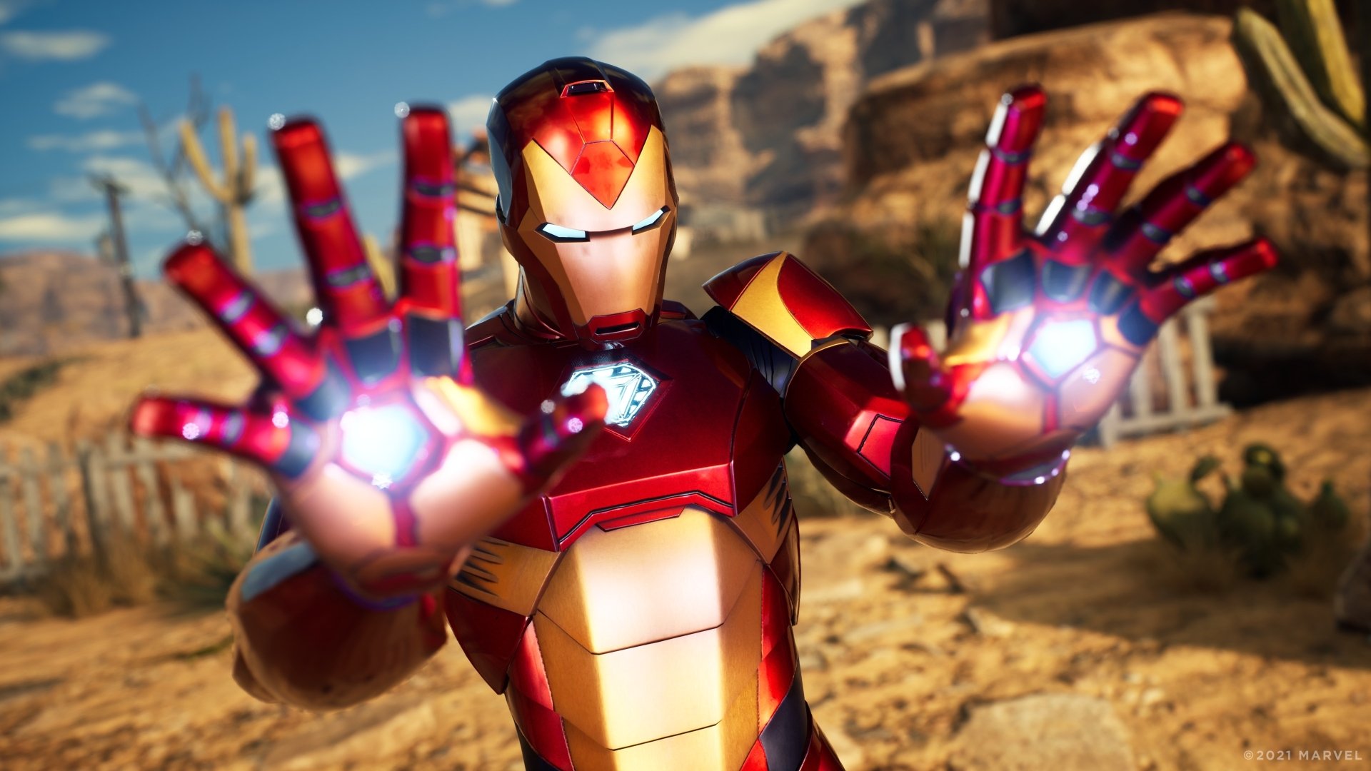 Download Iron Man Video Game Marvel's Midnight Suns 4k Ultra HD Wallpaper