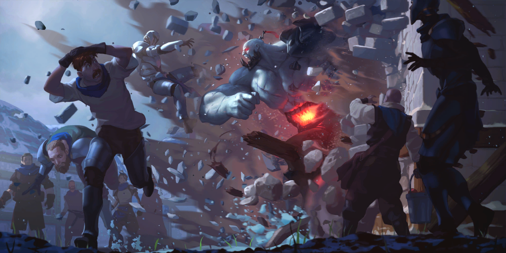 Download Sion (League Of Legends) Video Game Legends Of Runeterra HD Wallpaper