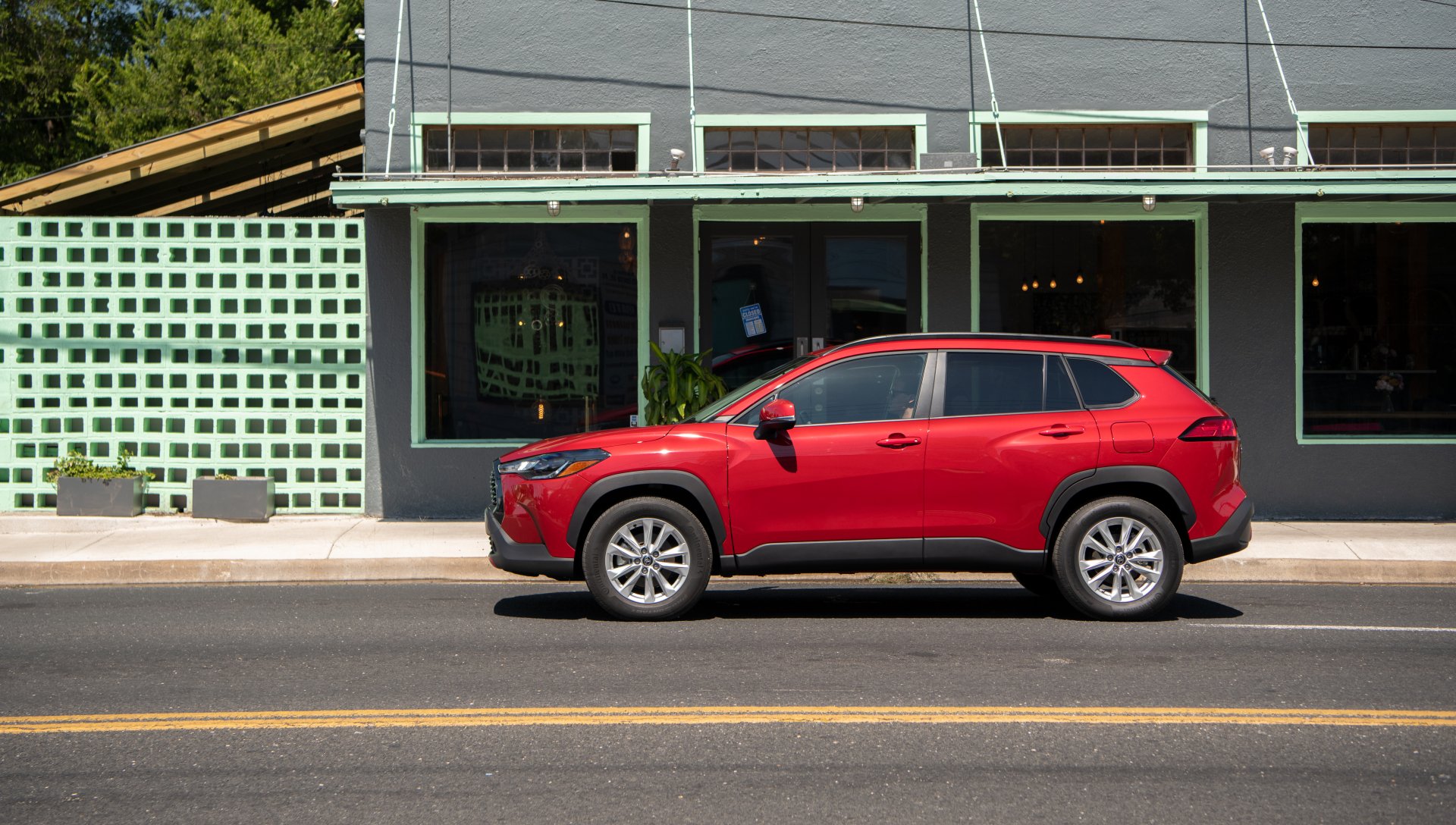 Download SUV Toyota Corolla Cross LE AWD Vehicle Toyota Corolla Cross 4k Ultra HD Wallpaper