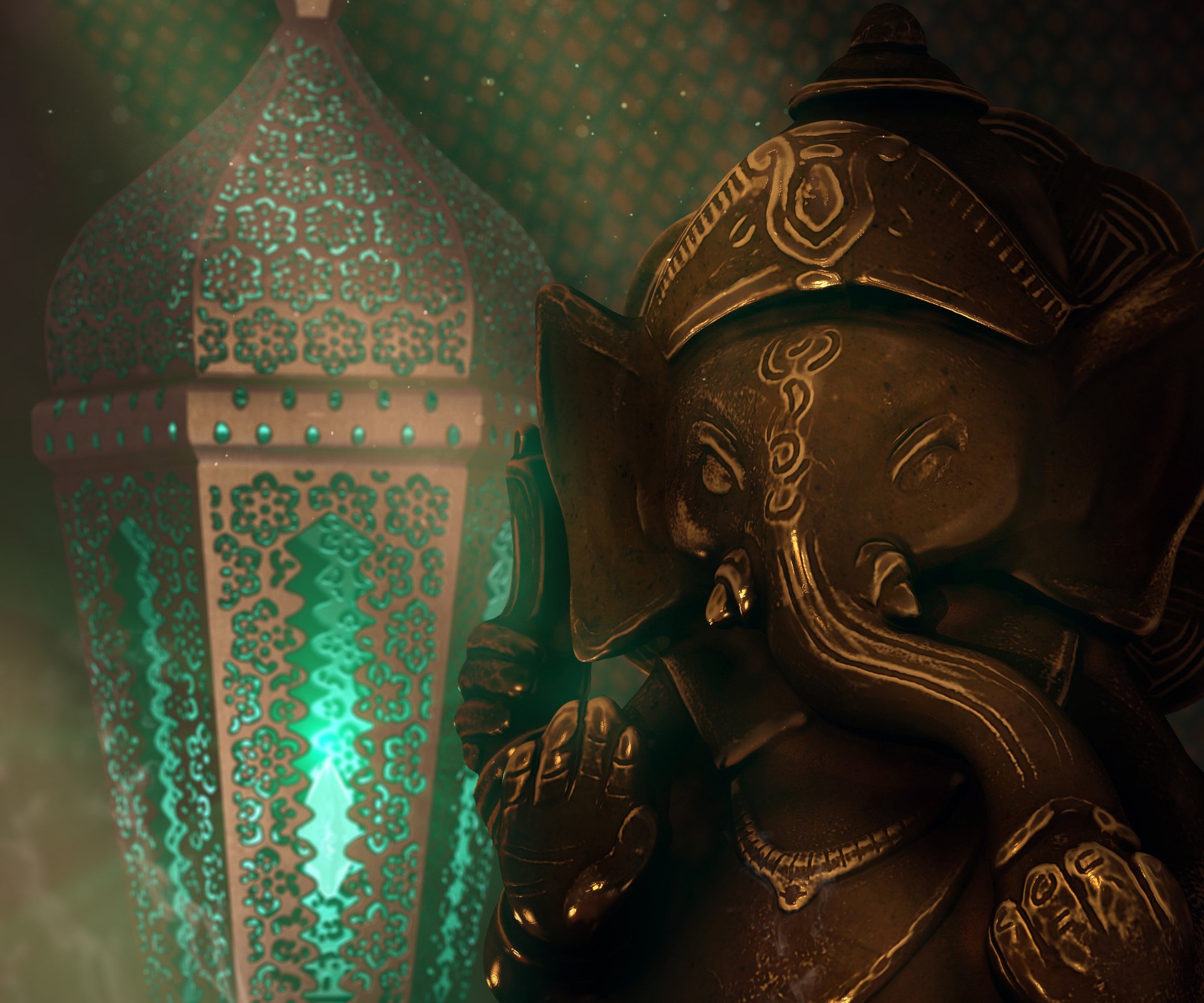 Download Ganesh Religious Hinduism HD Wallpaper by Jade Lessard