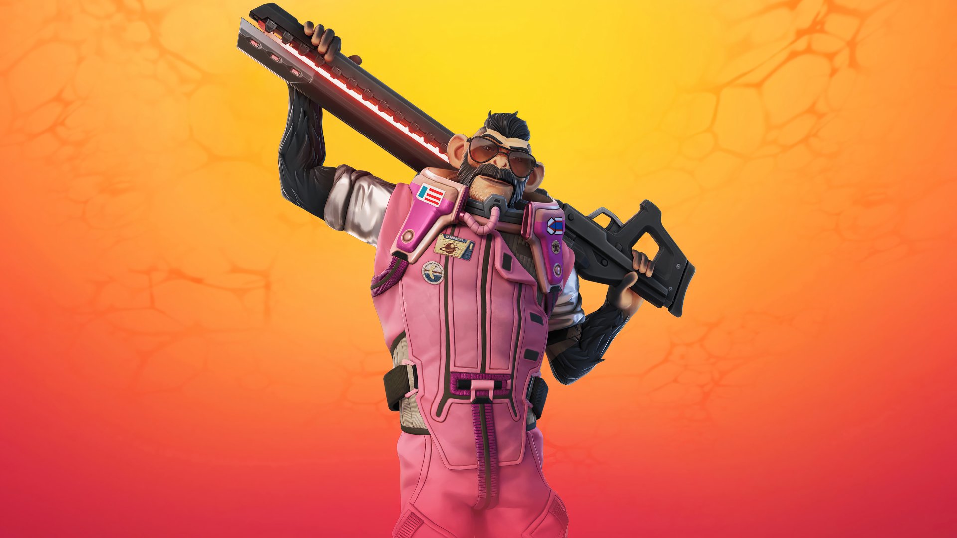 Fortnite Chapter 2 Season 8 - J.B. Chimpaski Nebula Rose