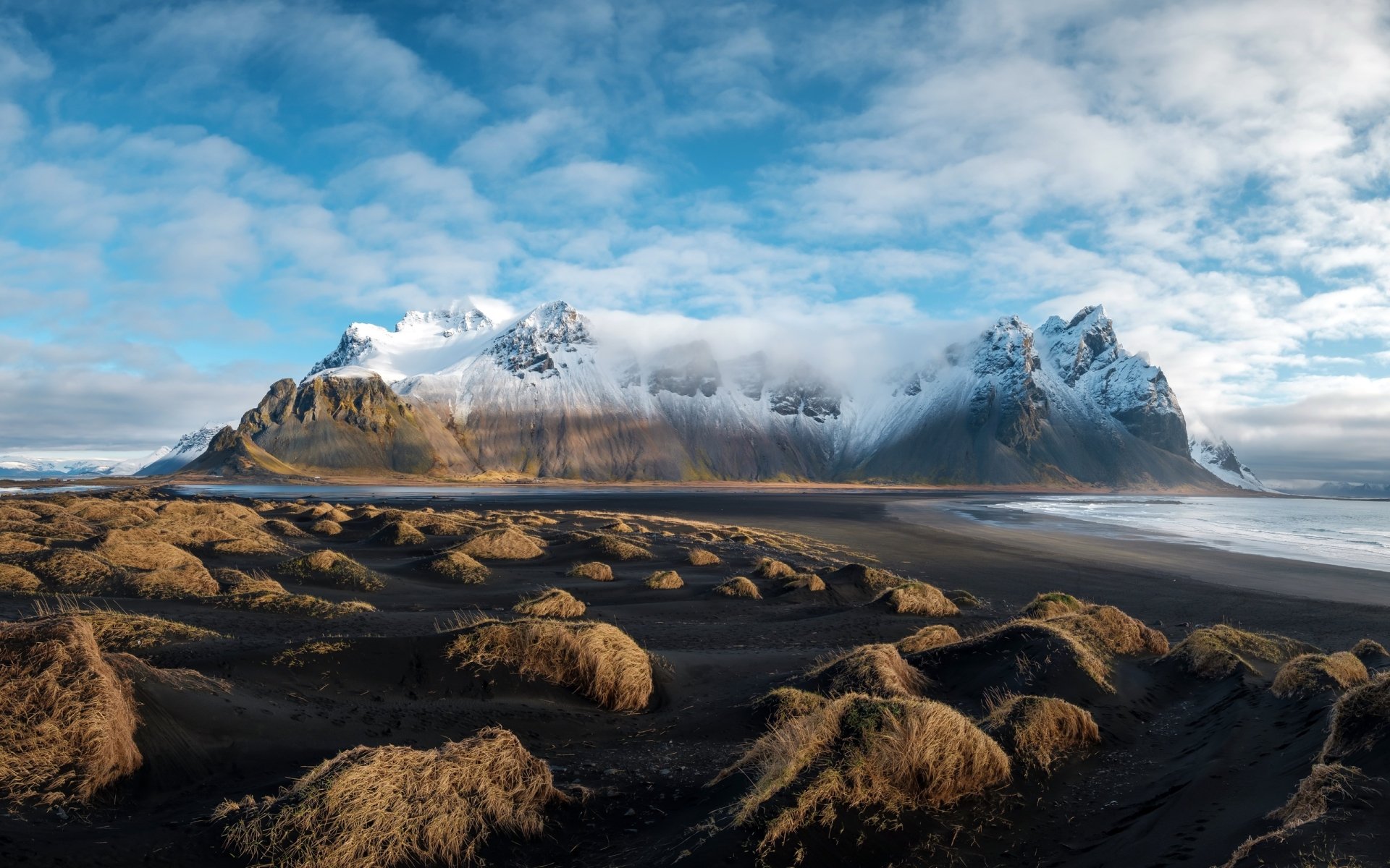 Download Nature Vestrahorn HD Wallpaper