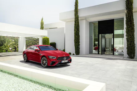  Red Mercedes-AMG GT 63 S E Performance 4-Door Coupé (X290)