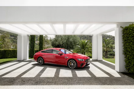  Red Mercedes-AMG GT 63 S E Performance 4-Door Coupé (X290)