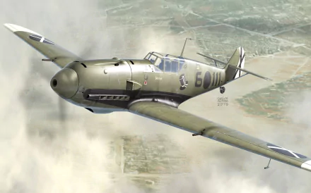 warplane military Messerschmitt Bf 109 HD Desktop Wallpaper | Background Image