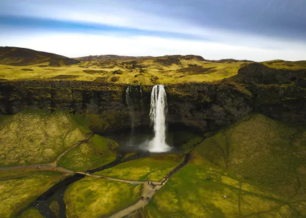 waterfall nature Seljalandsfoss HD Desktop Wallpaper | Background Image