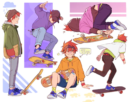 Reki Kyan Anime SK8 the Infinity HD Desktop Wallpaper | Background Image