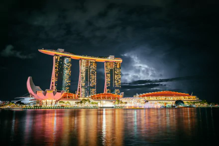 man made Marina Bay Sands HD Desktop Wallpaper | Background Image