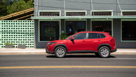 SUV Toyota Corolla Cross LE AWD vehicle Toyota Corolla Cross HD Desktop Wallpaper | Background Image