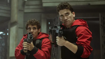 Money Heist Río (La Casa De Papel) Miguel Herrán Denver (La Casa De Papel) Jaime Lorente TV Show HD Desktop Wallpaper | Background Image