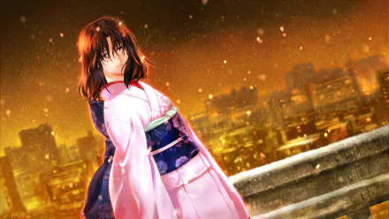 Shiki Ryougi Anime The Garden of Sinners HD Desktop Wallpaper | Background Image