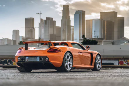 orange car vehicle Porsche Carrera GT HD Desktop Wallpaper | Background Image