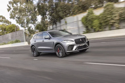 SUV vehicle Jaguar F-Pace SVR HD Desktop Wallpaper | Background Image