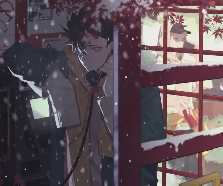Kei Tsukishima Tetsurō Kuroo Anime Haikyū!! HD Desktop Wallpaper | Background Image