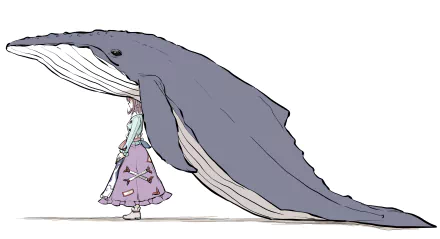 Okunoda Miyoi Anime Touhou HD Desktop Wallpaper | Background Image