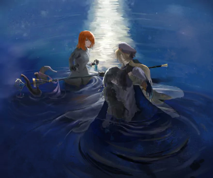 Gudako (Fate/Grand Order) Pretender (Fate/Grand Order) Saber (Fate Series) Anime Fate/Grand Order HD Desktop Wallpaper | Background Image