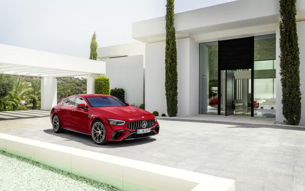  Red Mercedes-AMG GT 63 S E Performance 4-Door Coupé (X290)