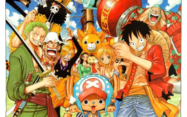 Anime One Piece Monkey D. Luffy Tony Tony Chopper Roronoa Zoro HD Wallpaper | Background Image