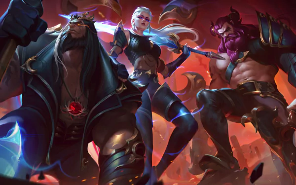 Kayle (League Of Legends) Yorick (League of Legends) Pentakill (League Of Legends) Olaf (League Of Legends) video game League Of Legends HD Desktop Wallpaper | Background Image