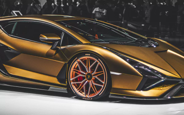 supercar vehicle Lamborghini Sián FKP 37 HD Desktop Wallpaper | Background Image