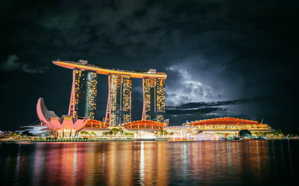 man made Marina Bay Sands HD Desktop Wallpaper | Background Image