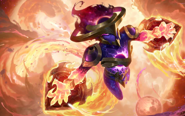 Shyvana (League Of Legends) video game Legends of Runeterra HD Desktop Wallpaper | Background Image