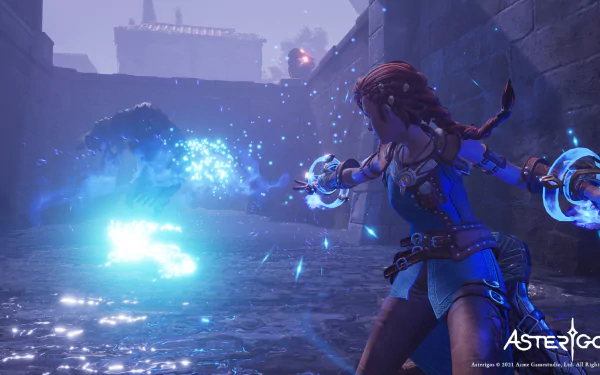 video game Asterigos: Curse of the Stars HD Desktop Wallpaper | Background Image