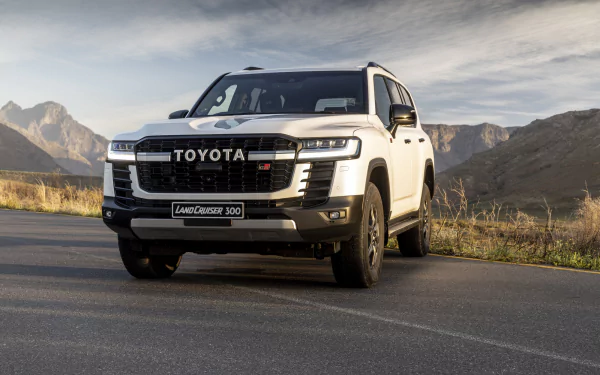 white car SUV vehicle Toyota Land Cruiser GR-S HD Desktop Wallpaper | Background Image