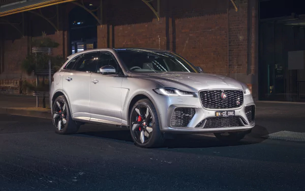 SUV vehicle Jaguar F-Pace SVR HD Desktop Wallpaper | Background Image