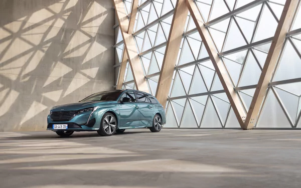 Peugeot 308 SW HYBRID vehicle Peugeot 308 SW HD Desktop Wallpaper | Background Image