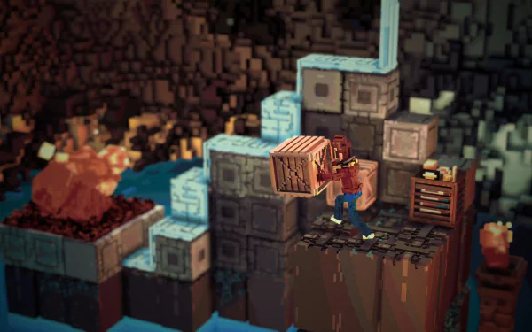 video game Bonfire Peaks HD Desktop Wallpaper | Background Image