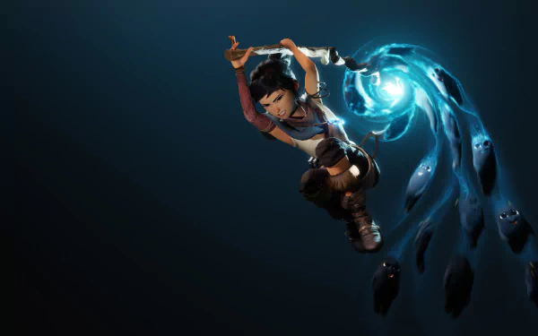 Kena (Kena: Bridge Of Spirits) video game Kena: Bridge of Spirits HD Desktop Wallpaper | Background Image