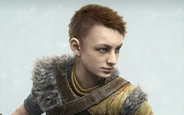 Atreus (God Of War) video game God of War: Ragnarök HD Desktop Wallpaper | Background Image
