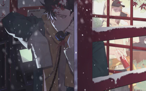 Kei Tsukishima Tetsurō Kuroo Anime Haikyū!! HD Desktop Wallpaper | Background Image