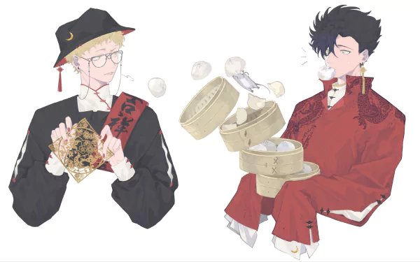 Kei Tsukishima Tetsurō Kuroo Anime Haikyū!! HD Desktop Wallpaper | Background Image