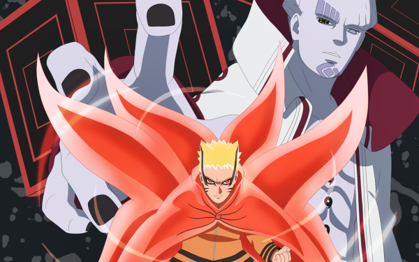 Anime Boruto Naruto Isshiki Ōtsutsuki Naruto Uzumaki Baryon Mode HD Wallpaper | Background Image
