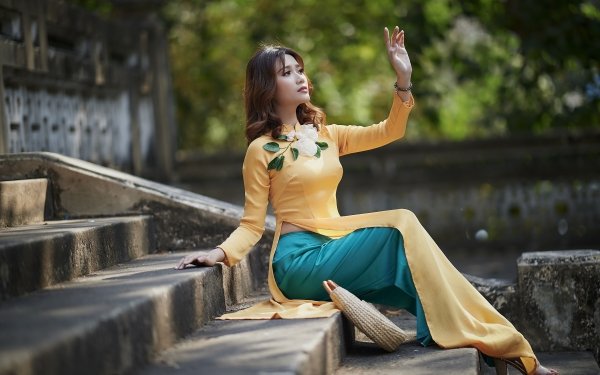 Women Asian Model HD Wallpaper | Background Image