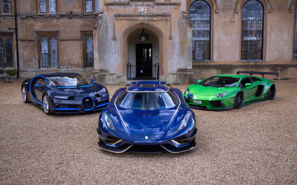 Koenigsegg Regera Lamborghini Aventador supercar Lamborghini Koenigsegg Bugatti vehicle car HD Desktop Wallpaper | Background Image