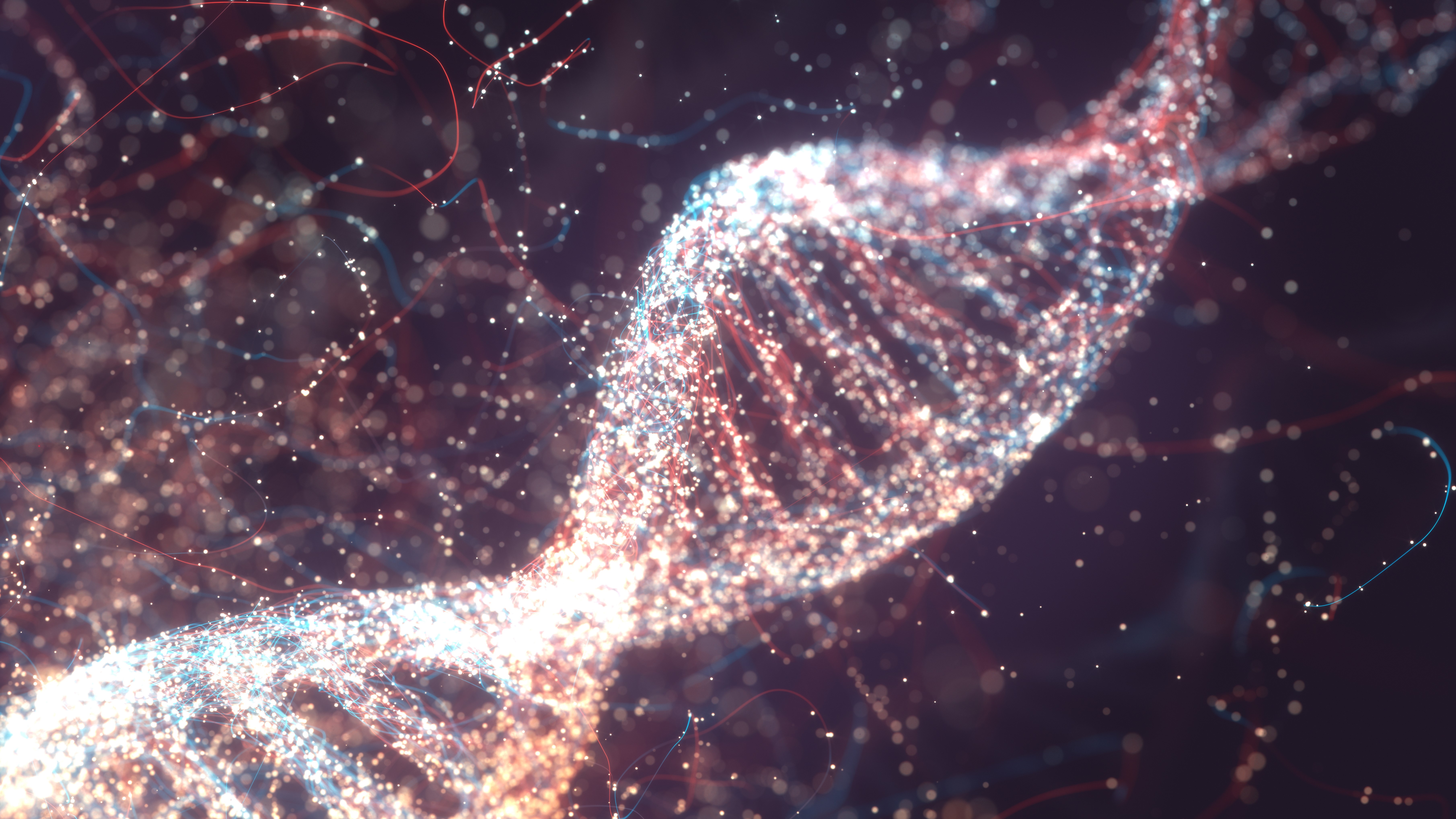 Artistic DNA Structure HD Wallpaper | Background Image