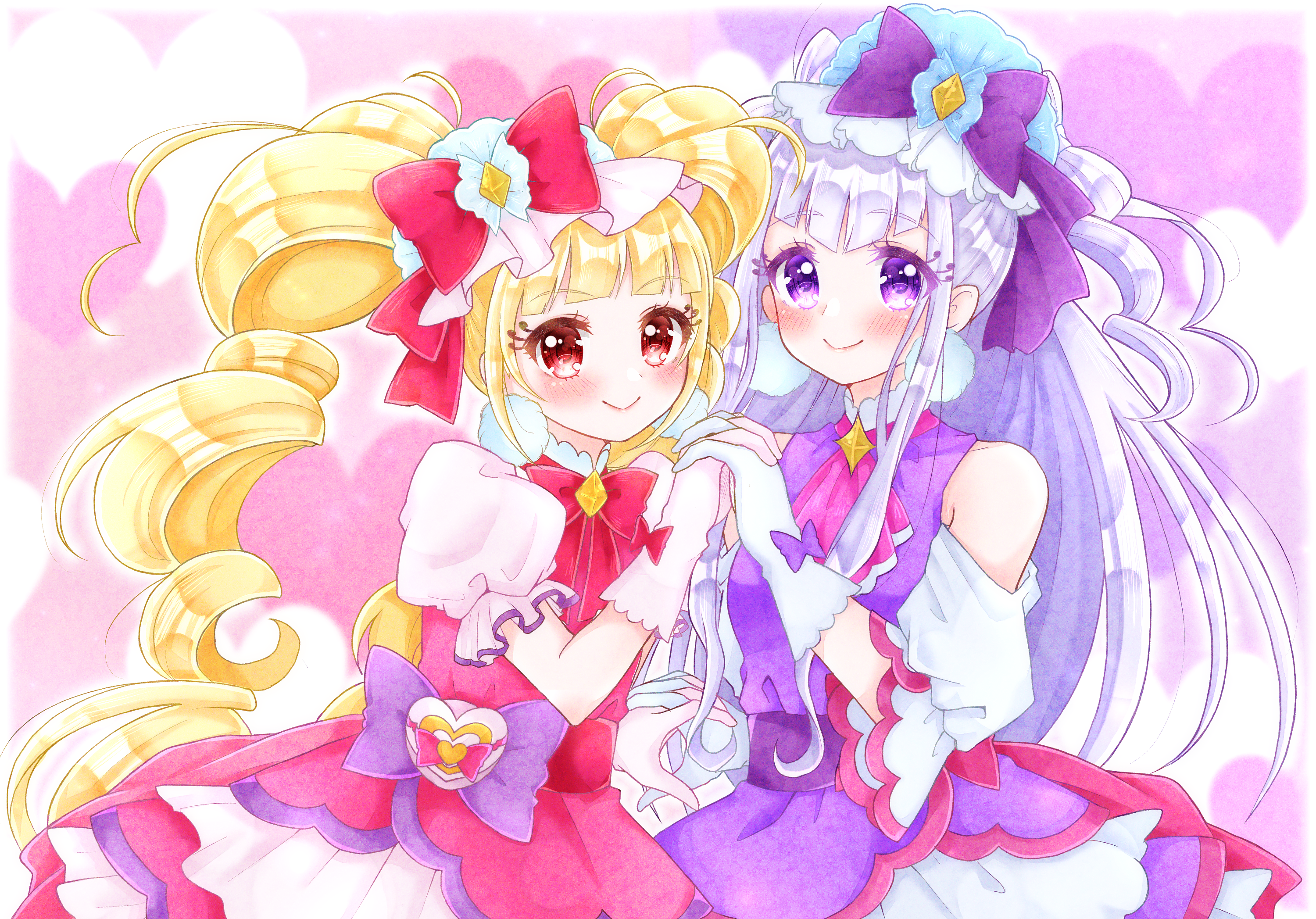 Anime Hug! Pretty Cure HD Wallpaper