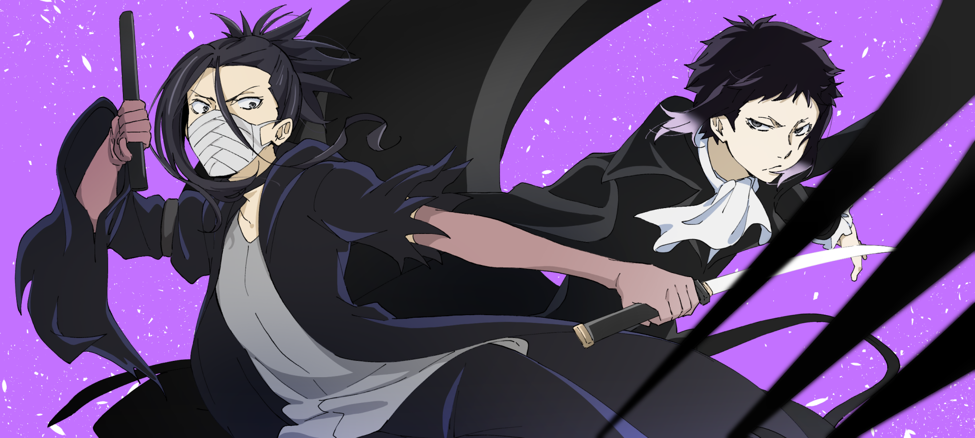 Download Ryūnosuke Akutagawa Gin Akutagawa Anime Bungou Stray Dogs HD Wallpaper