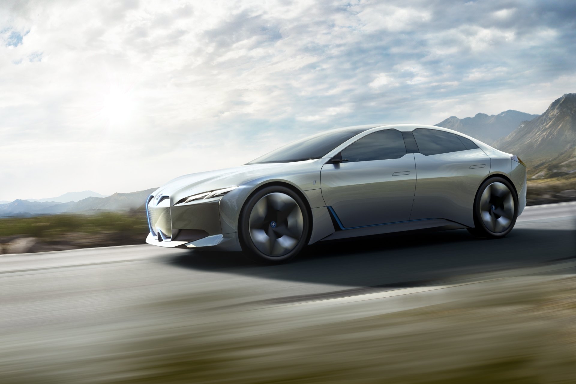 Download Electric Car Vehicle BMW I Vision Dynamics 4k Ultra HD Wallpaper
