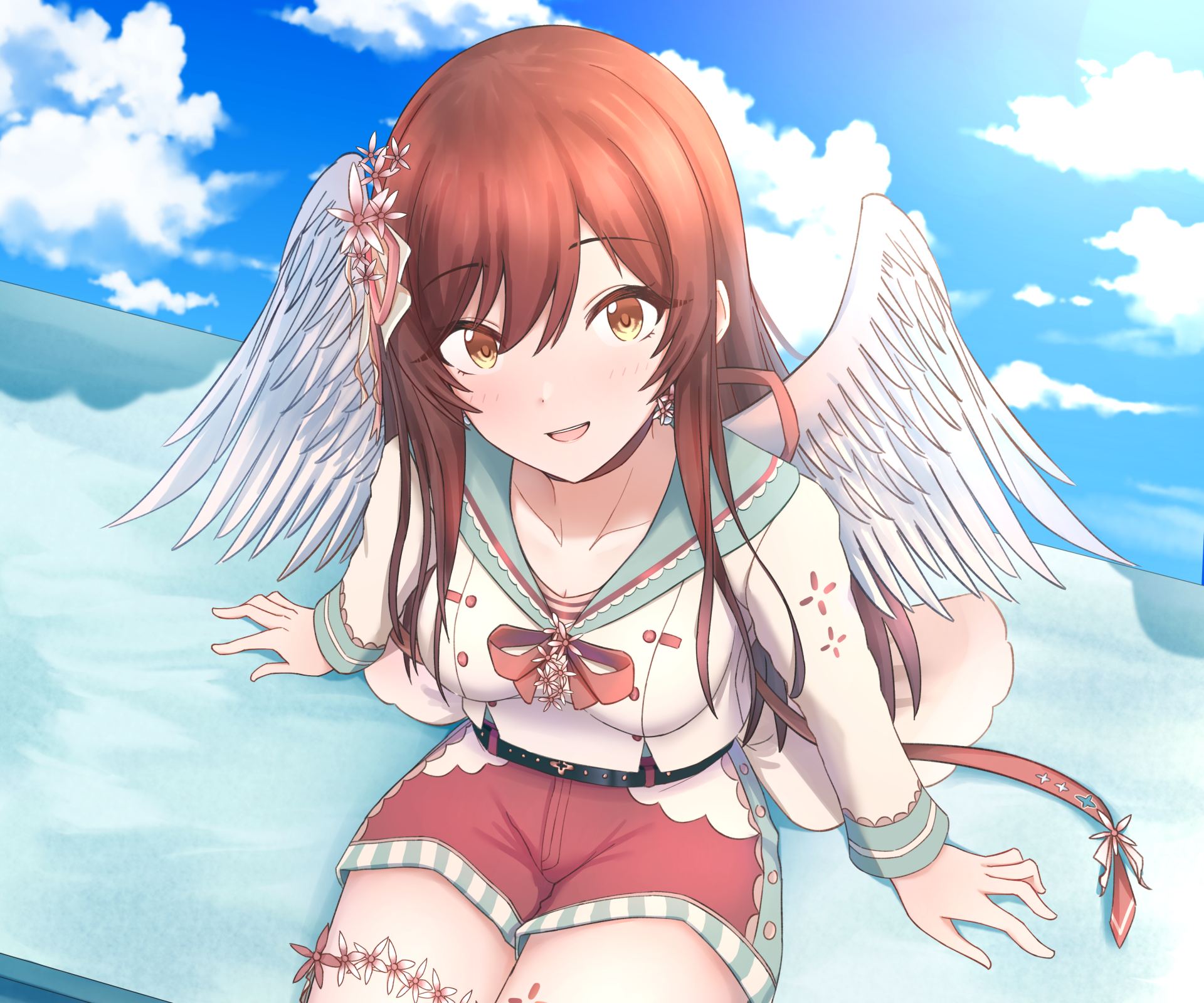 Download Angel Amana Osaki Anime The IDOLM@STER: Shiny Colors Anime Angel 4k Ultra HD Wallpaper