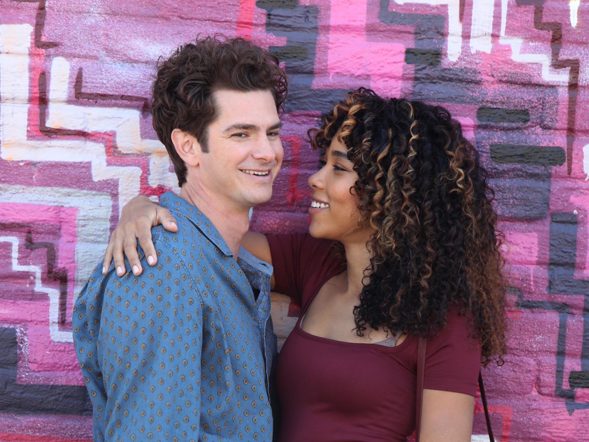 Download Alexandra Shipp Andrew Garfield Movie Tick, Tick...BOOM! HD Wallpaper