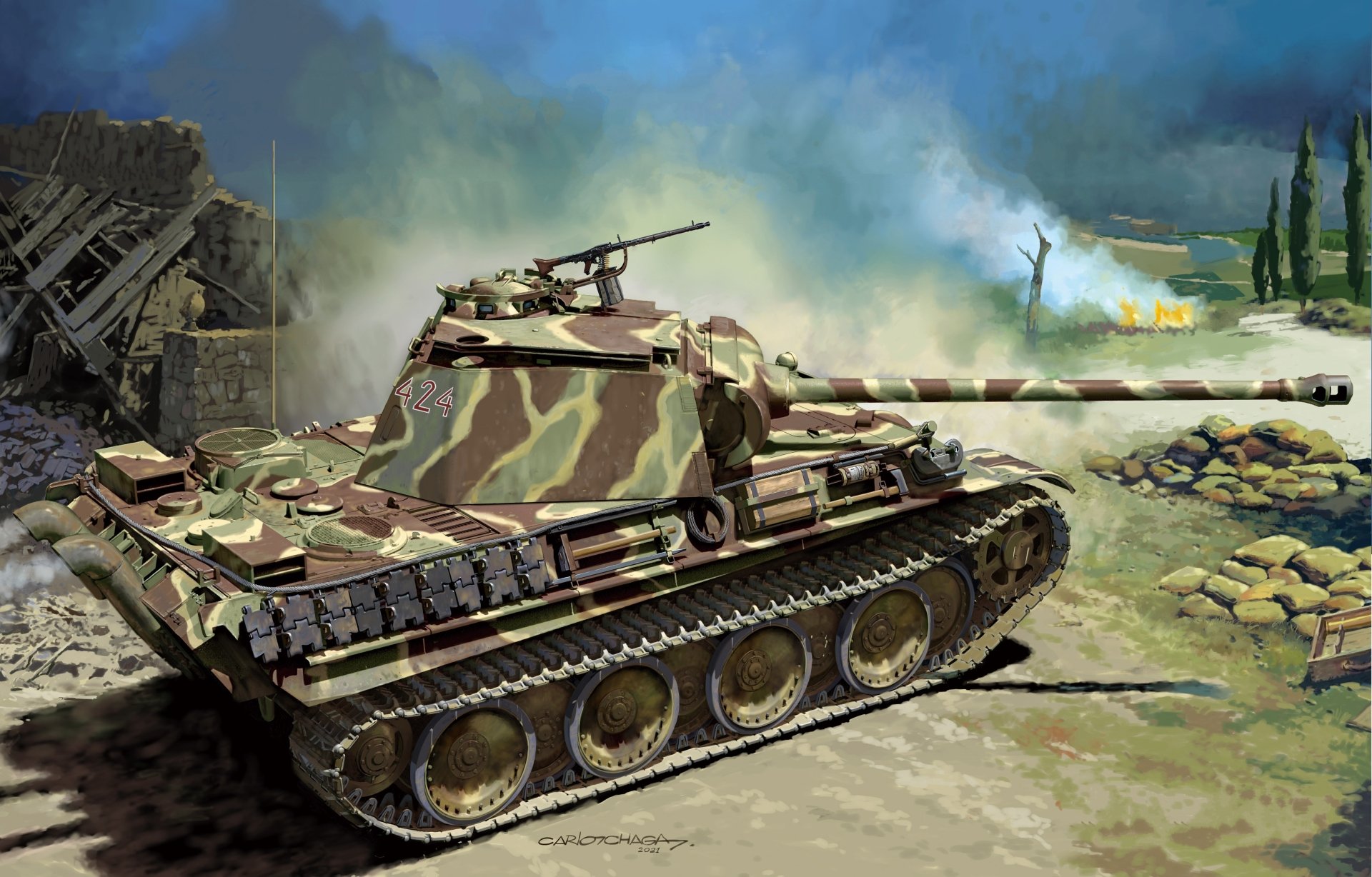 Download Tank Military Panther Tank 4k Ultra HD Wallpaper