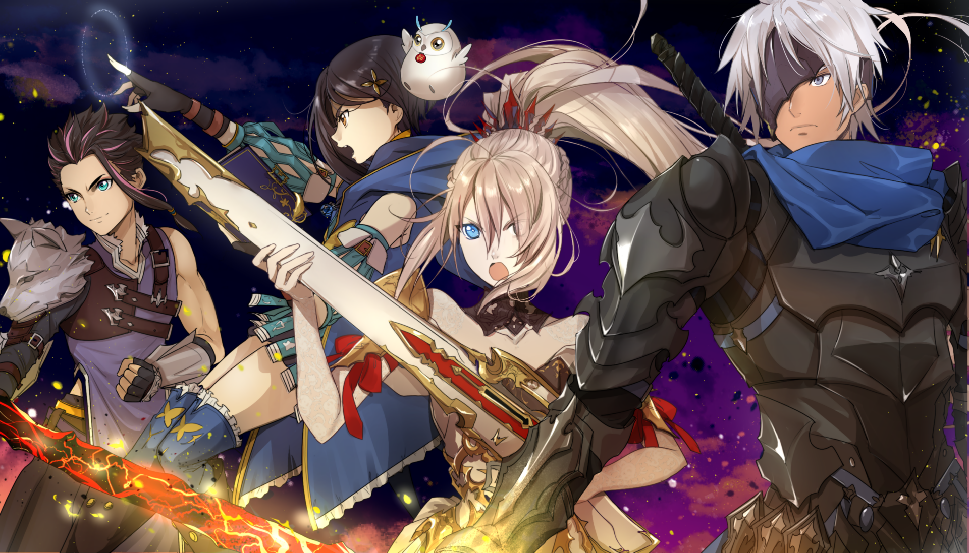 Download Alphen (Tales Of Arise) Rinwell (Tales Of Arise) Shionne (Tales Of Arise) Law (Tales Of Arise) Video Game Tales Of Arise HD Wallpaper