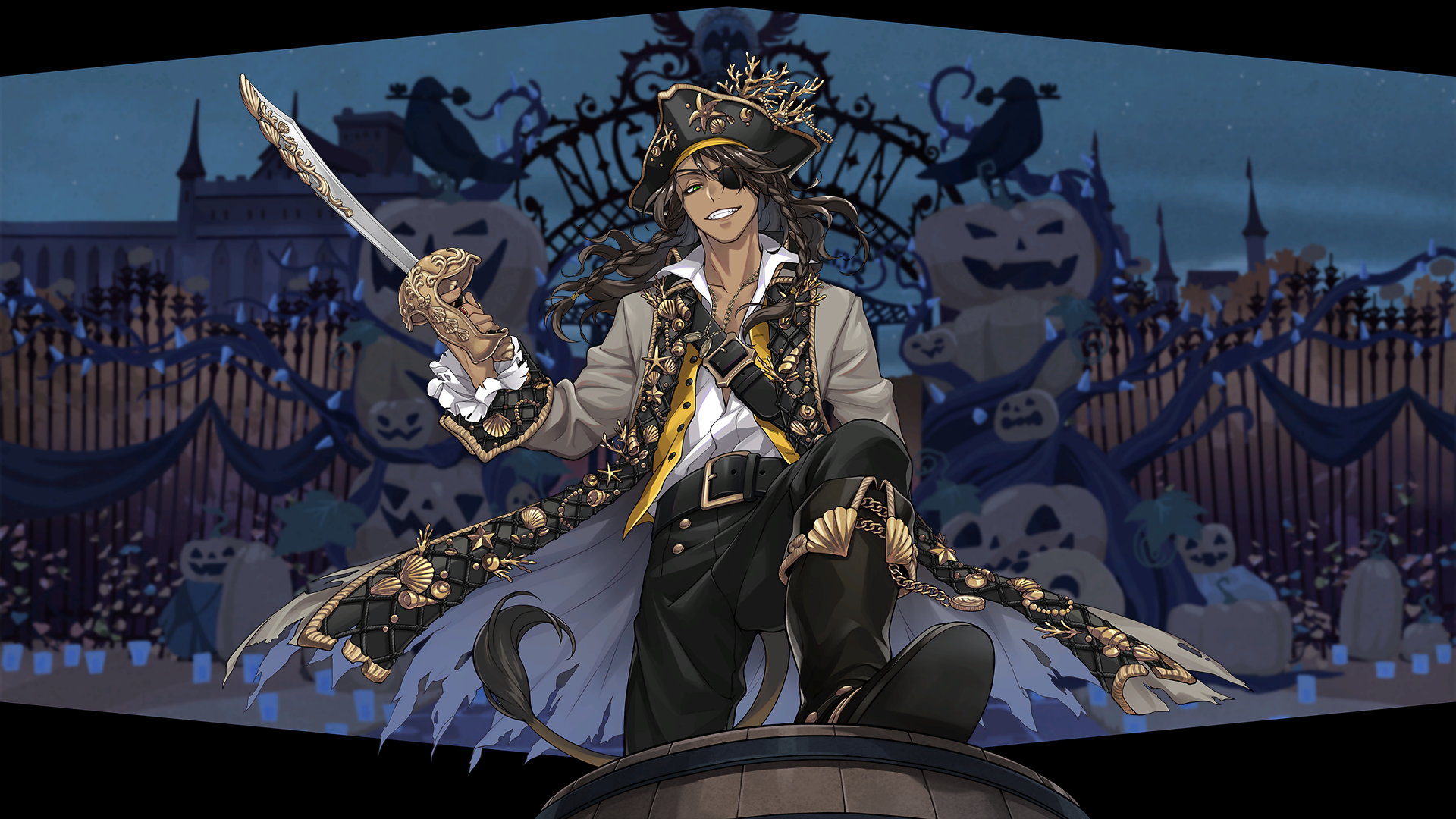 Download Pirate Leona Kingscholar Video Game Twisted Wonderland HD Wallpaper