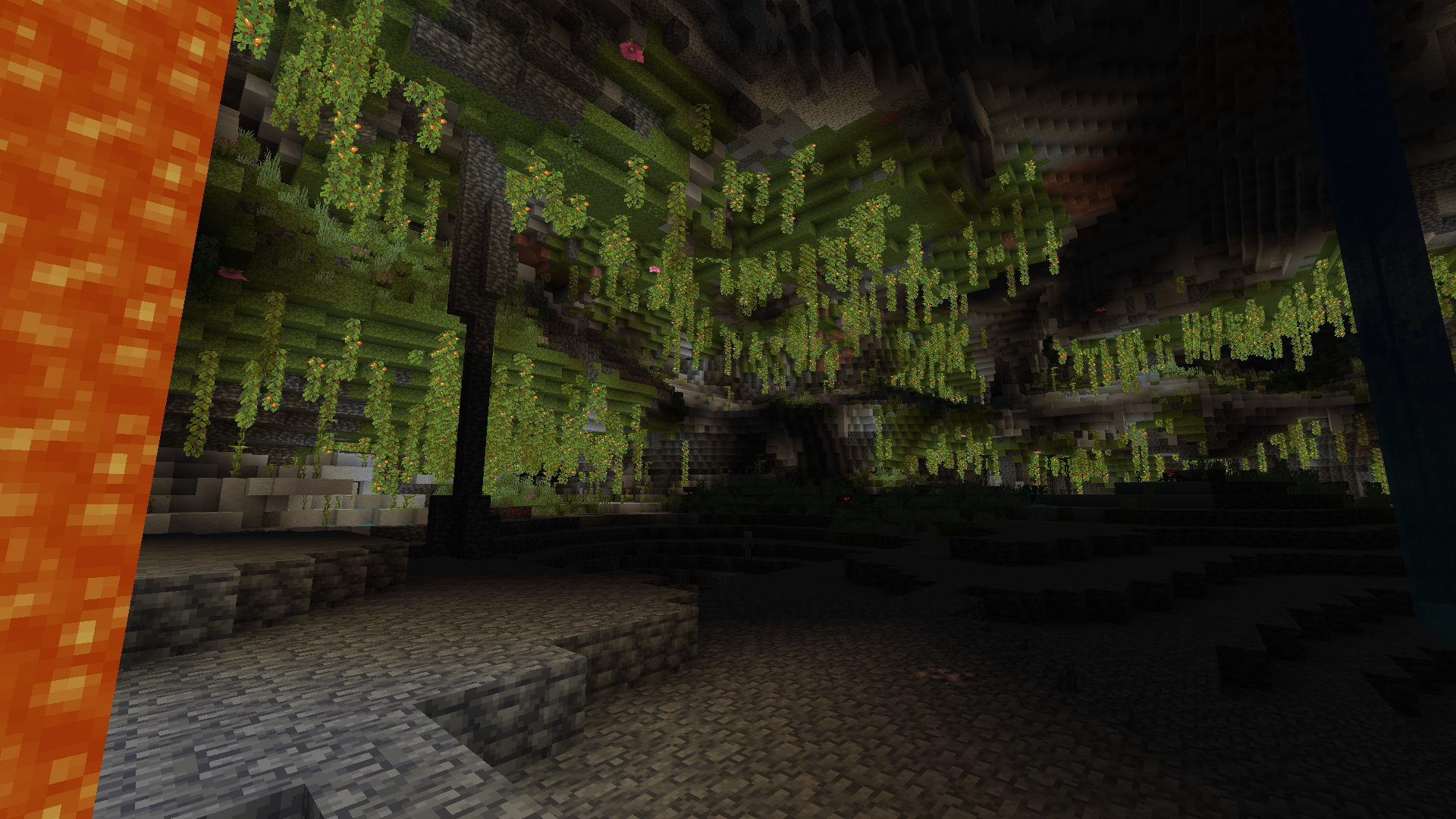 Minecraft Cave Background