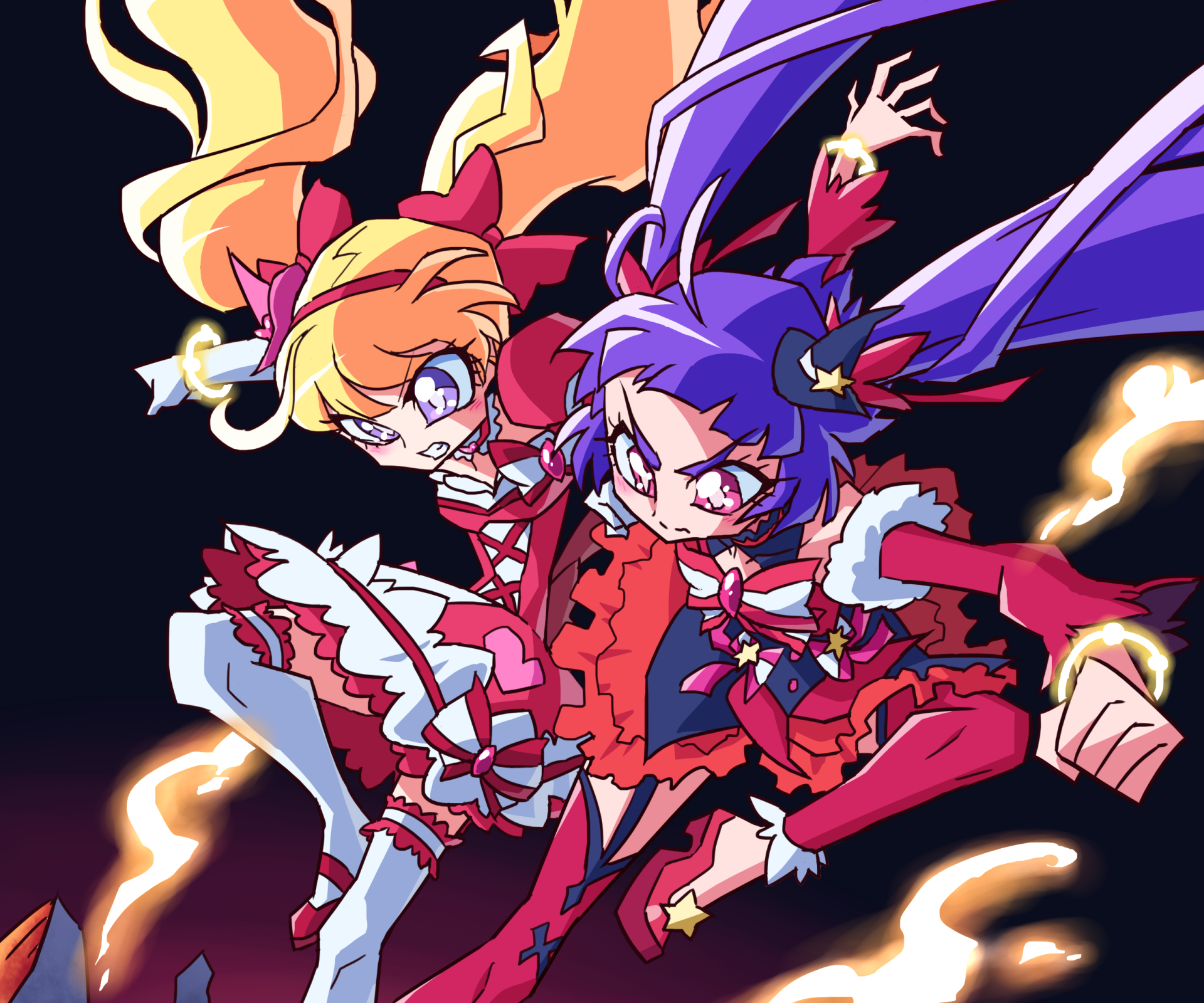 Download Izayoi Riko Asahina Mirai Anime Maho Girls PreCure! HD Wallpaper