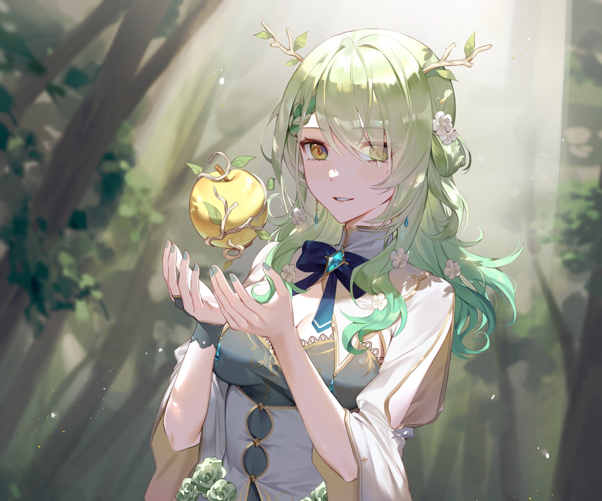 1:8 Ceres Fauna Hololive ファン アート 未塗装 高品質 Download Hololive Ceres Fauna Anime Virtual Youtuber HD Wallpaper